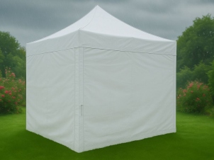 3x3 m koos külgedega HEX50 White