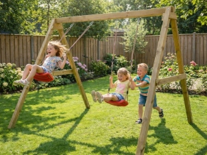 Koka šūpoles Swing