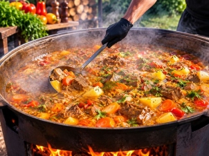 225 l čuguna kazans Uzbek ◡