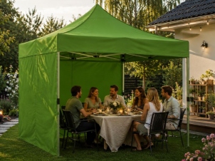 3x3 m ST-HEX45 LIME GREEN