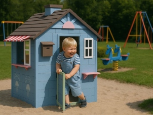 Wooden Playhouse Icecream