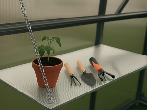 Greenhouse Shelf 75x42 cm