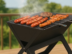 Klappbarer BBQ-Grill 45x30x30 cm