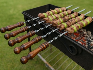 Puitkäepidemega grillvarras 60x1.8