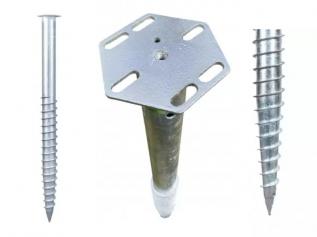 Screw pile with M-profile ⌀68, 550 mm