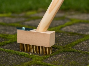 Long Handled Wire Weeding Brush
