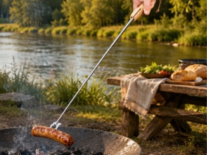 Teleskoop-grillkahvel