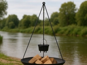 Tripod Grill Hanger with chain 118cm