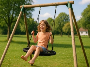 Wooden Swing Chantal