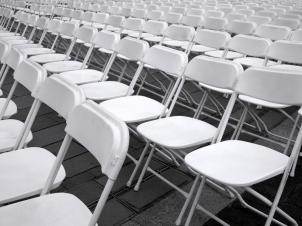Folding chair BANKET WHITE