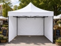 2.91x2.91 m pop-up-tält, vit