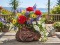 Gėlių vazonas BAG Bronze
