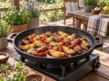 Cast Iron WOK with Lid Ø36