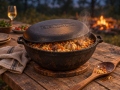 Cast Iron WOK with Lid Ø36