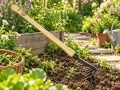 Four tine rake 48 cm