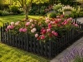 Garden Border Fence 60x32 cm, 4 pcs