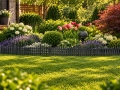 Garden Border Fence 60x32 cm, 4 pcs
