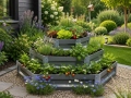 Etagen-Hochbeet 140x140