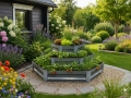 Etagen-Hochbeet 140x140