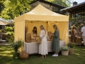3x3 m ST-HEX45 IVORY