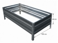 Hochbeet 100x200x40