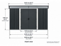 Metāla noliktava 2,6x1,8 m