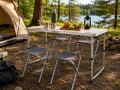 Campingbord med 4 hopfällbara