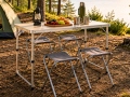 Campingbord med 4 hopfällbara
