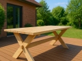 Medinis stalas RETRO 177x75x70