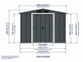 Metāla noliktava 2,0x1,8 m