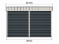 Metāla noliktava 3,2x3,0 m