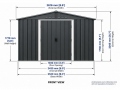 Metāla noliktava 2,6x1,8 m