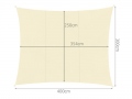 Sunshade 4x3 m