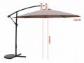 Parasoll 3.0x3.0 m