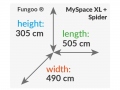 Žaidimų aikštelė MySPACE XL Spider+