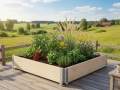 Holzhochbeet 80x60x19