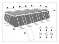 Baseinas Power Steel 6,40x2,74 m