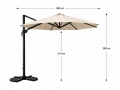 Parasoll 3.0x3.0 m