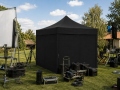 4x4 m AL-HEX50 BLACK
