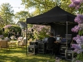 4x4 m AL-HEX50 BLACK