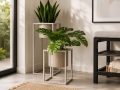 Metal flower pots MARLA 2 pcs