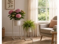 Metal flower pots MARLA 2 pcs