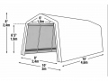 Atsarginė danga 3.0x4.6 m