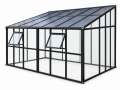Glasgewächshaus LeanTo'220x364