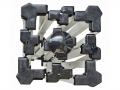 Mittkoppling för stag ST-HEX45