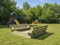 Sandbox with lid and seats