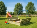 Sandbox with lid and seats