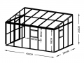 Stiklinis šiltnamis LeanTo'290x434