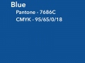 3x3 m HEX50 RAAM BLUE