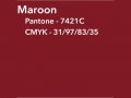 3x3 m HEX50 RAAM MAROON